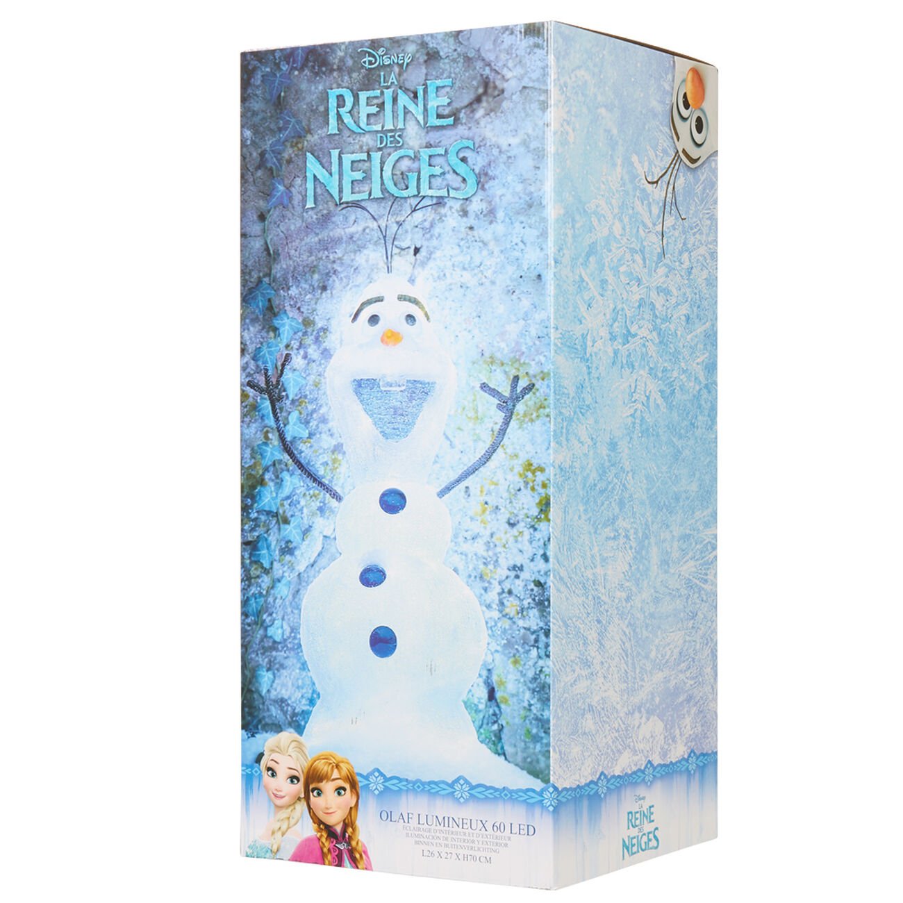 Personnage Olaf lumineux Disney La Reine des neiges 60 LED GIFI
