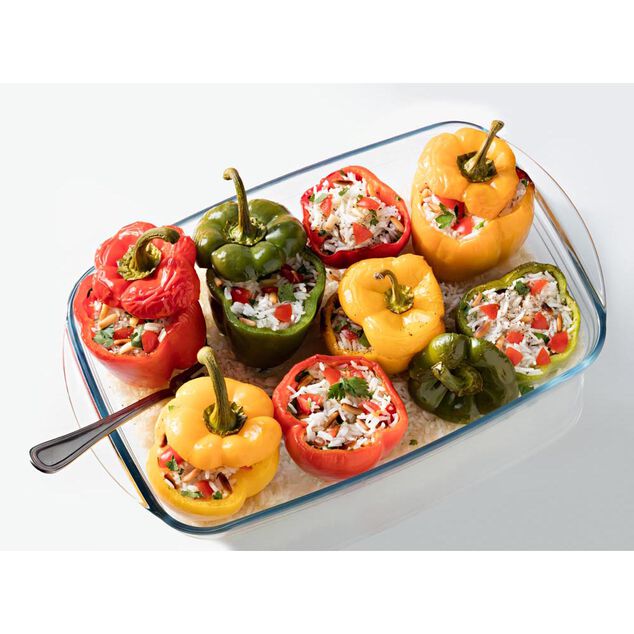 Plat &agrave; four rectangulaire