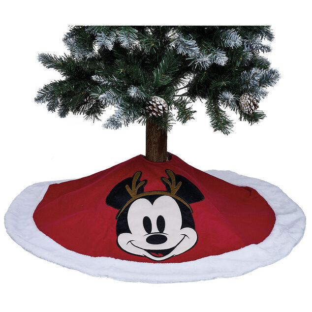Tour de sapin Mickey Disney rouge et blanc Ø100cm
