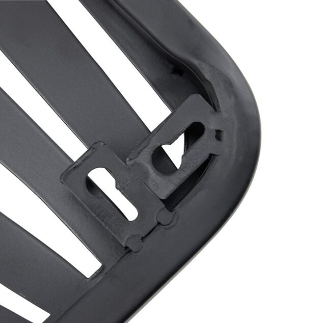 Panneau d&eacute;coratif feuillage ajour&eacute; m&eacute;tal noir 50x90cm