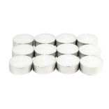 Bougie chauffe-plat x12 blanche 9H