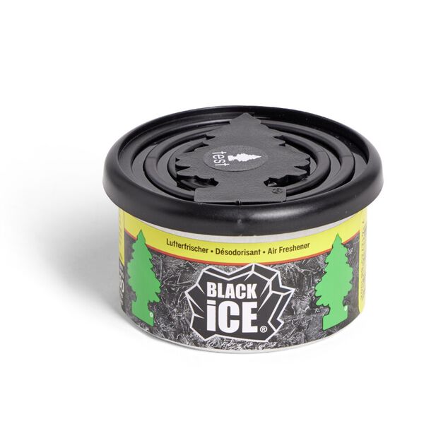 Désodorisant voiture en pot Arbre Magique senteur Black Ice