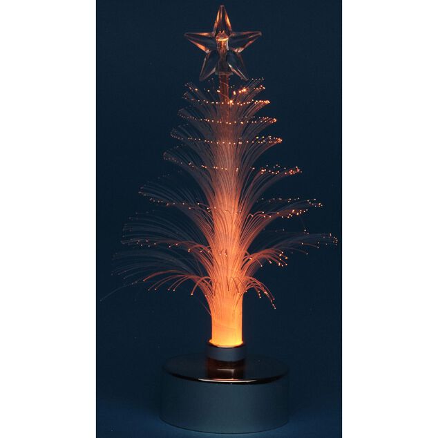 Sapin lumineux fibre optique multicolore