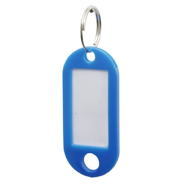 Porte-&eacute;tiquette porte-cl&eacute; plastique x10