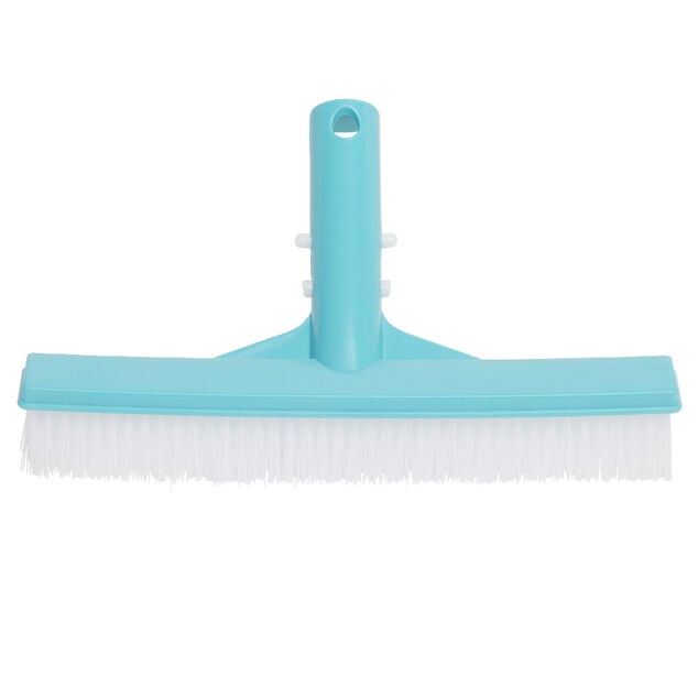 Brosse de piscine en plastique bleu 25x5xH15cm