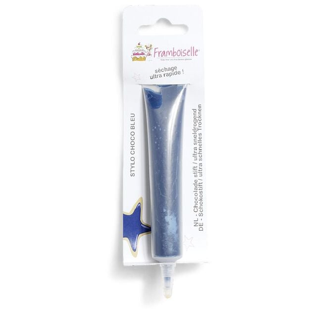 Stylo &agrave; p&acirc;tisserie choco bleu Framboiselle 25g