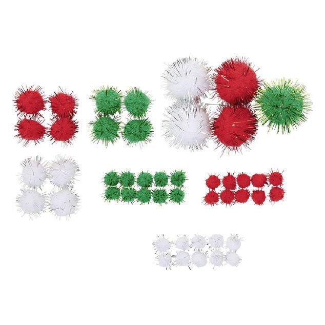 Pompon d&eacute;coratif x 50
