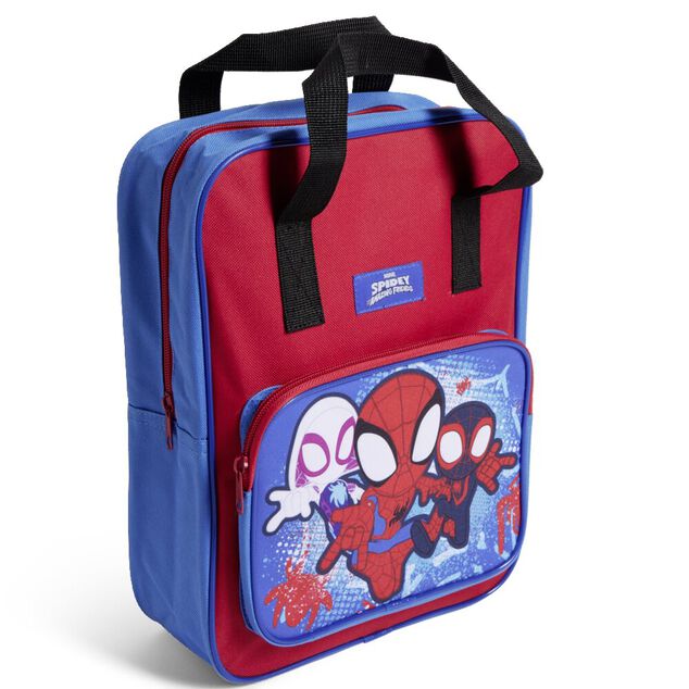 Sac &agrave; dos enfant Spidey 23x9xH31cm polyester bleu