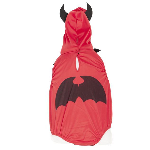 D&eacute;guisement b&eacute;b&eacute; Halloween petit diable polyester rouge et noir 18/24M