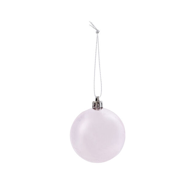 Boule de No&euml;l rose et dor&eacute;e x10