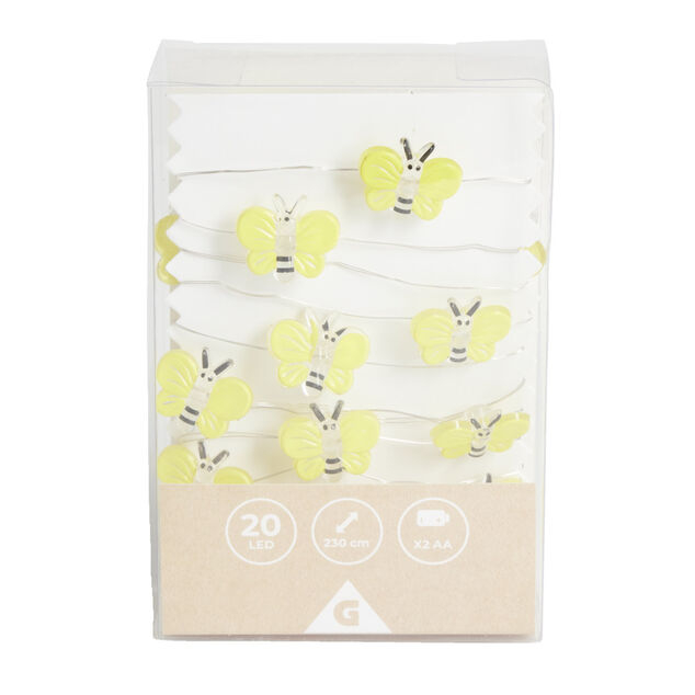 Guirlande LED abeille 230cm