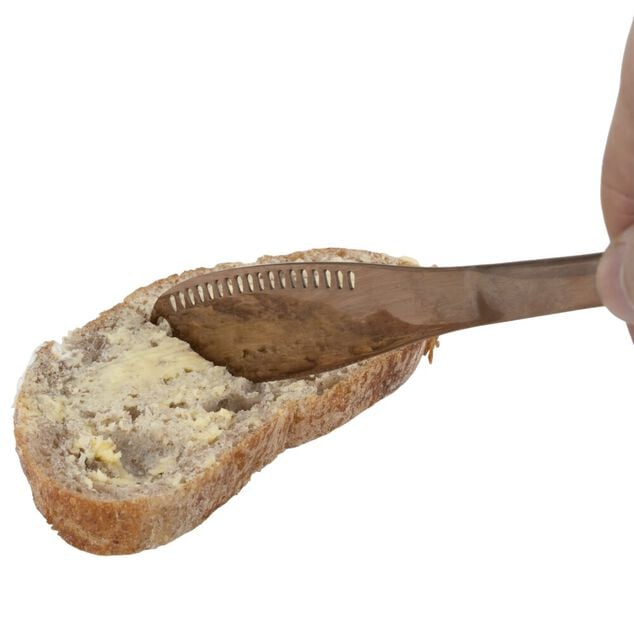 Couteau &agrave; beurre inox 4 fonctions L20,5cm (2 mod&egrave;les)