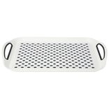 Plateau anti d&eacute;rapant blanc