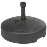 Pied de parasol rond &agrave; remplir 20L noir
