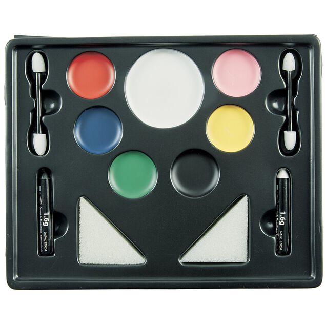 Palette maquillage festif 7 couleurs + accessoires