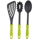 Set de 3 ustensiles de cuisine polyamide polypropyl&egrave;ne L. 32 cm
