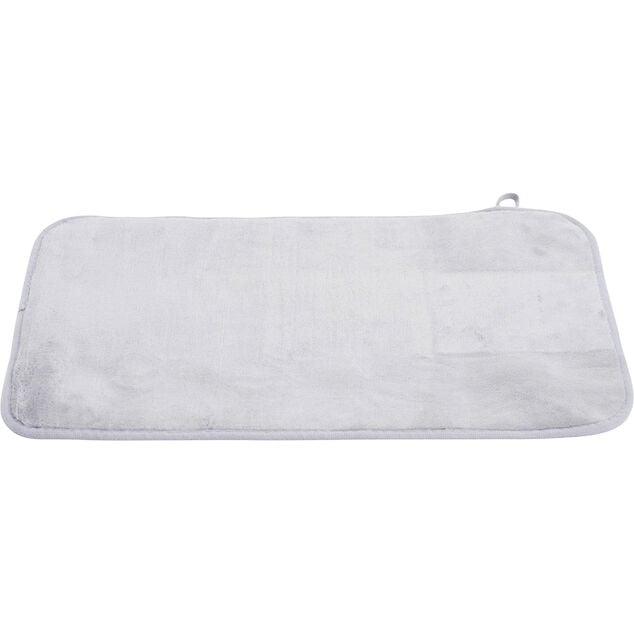 Tapis salle de bain gris