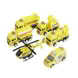 Kit 5 véhicules et engins de chantier