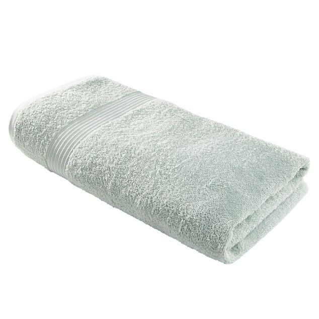 Drap de bain 70x130cm coton vert c&eacute;ladon