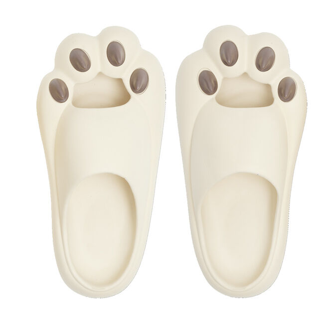 Chaussons griffe caoutchouc beige 40/41