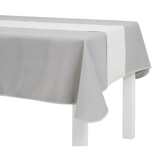 Chemin de table en polyester beige