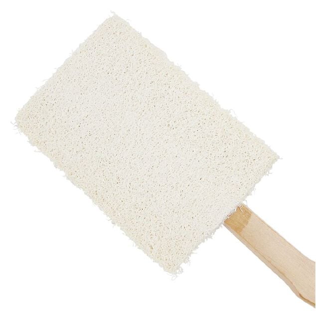 Brosse pour le corps double face brosse et &eacute;ponge grattante