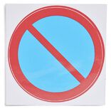 Signalétique adhésive "Stationnement interdit" - 8x8 cm
