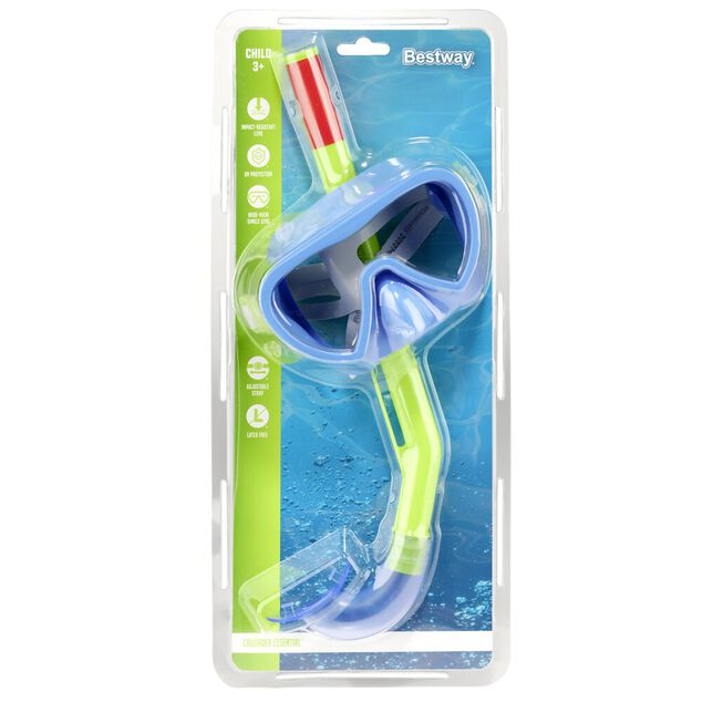 Set tuba et masque de plong&eacute;e enfant Bestway L33cm (2 mod&egrave;les)