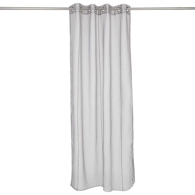 Voilage polyester 140x240cm Dolly gris