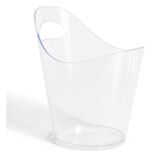 Seau &agrave; glaces 5L plastique transparent
