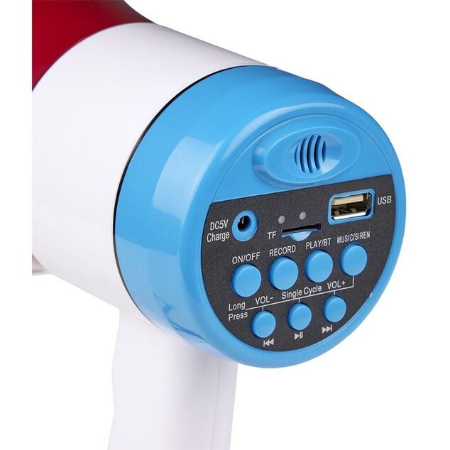 M&eacute;gaphone enceinte 20W bleu