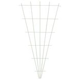 Treillis &eacute;ventail V m&eacute;tal vert 75xH140cm