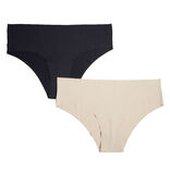 Lot de 2 shortys microfibre pour femme