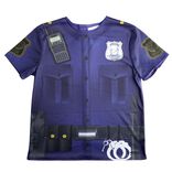 D&eacute;guisement enfant policier avec t-shirt bleu (4/6ans ou 7/10)