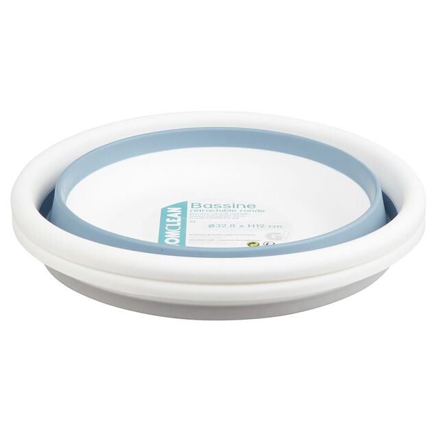Bassine r&eacute;tractable 5L