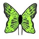 Ailes de papillon phosphorescentes