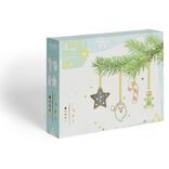 Suspension Noël x4 peinture sur plâtre