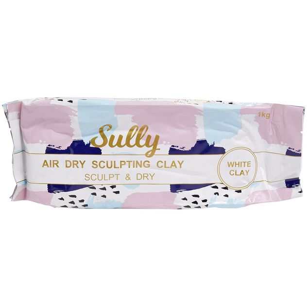 Argile naturelle extra blanche bloc 1kg