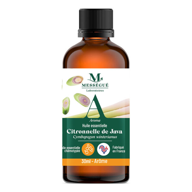 Huile essentielle citronnelle de Java Mességué 30ml