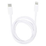 Câble USBC lightning blanc 1m