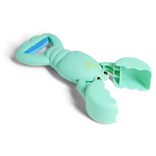 Pelle de plage forme homard bleu