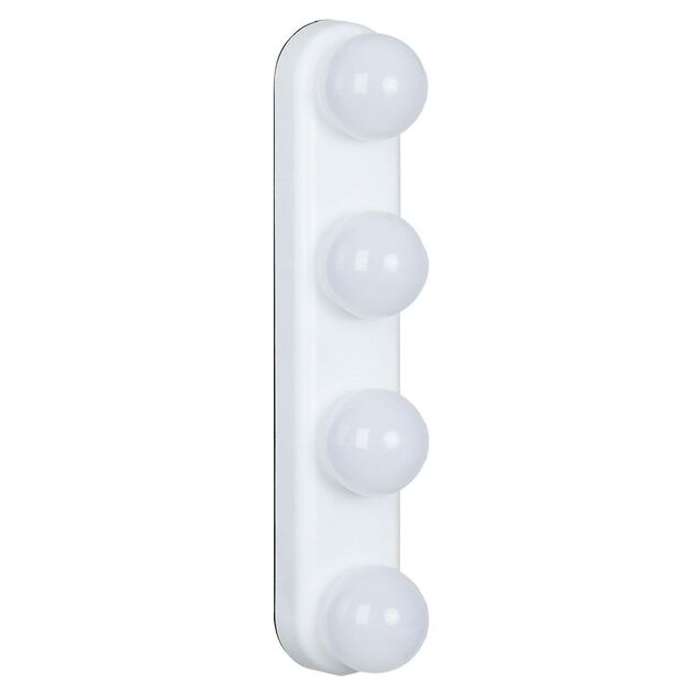 Lampe de miroir 4 spots blanc