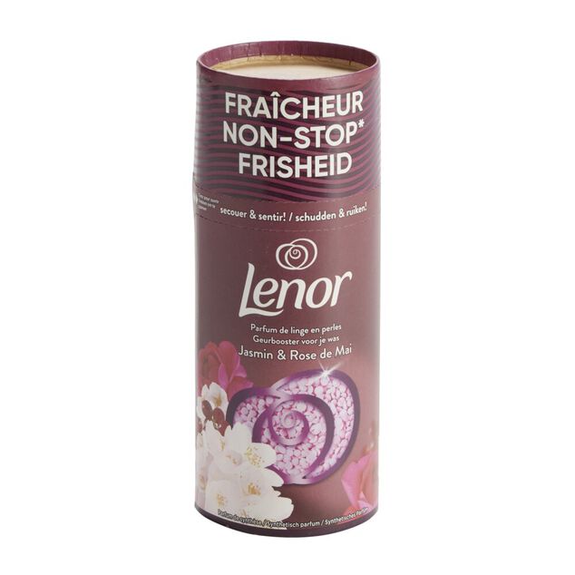 Adoucissant perles Lenor parfum de linge jasmin et rose de Mai 155gr