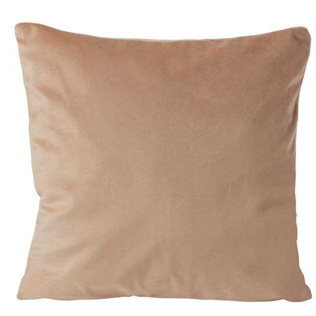 Housse de coussin velours 40x40cm orange