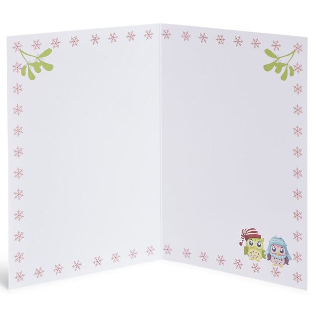 Carte de voeux No&euml;l 12x17cm (plusieurs mod&egrave;les)