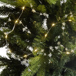 Guirlande lumineuse de Noël flocon argenté 20 microled