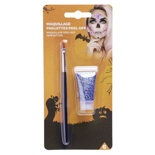 Maquillage paillette peel-off