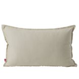 Housse de coussin coton Panama 30x50cm blanc