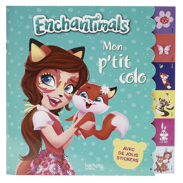 Livre de coloriage Enchantimals Mon p'tit colo avec stickers