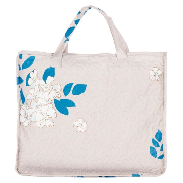 Couvre lit avec sac imitation boutis